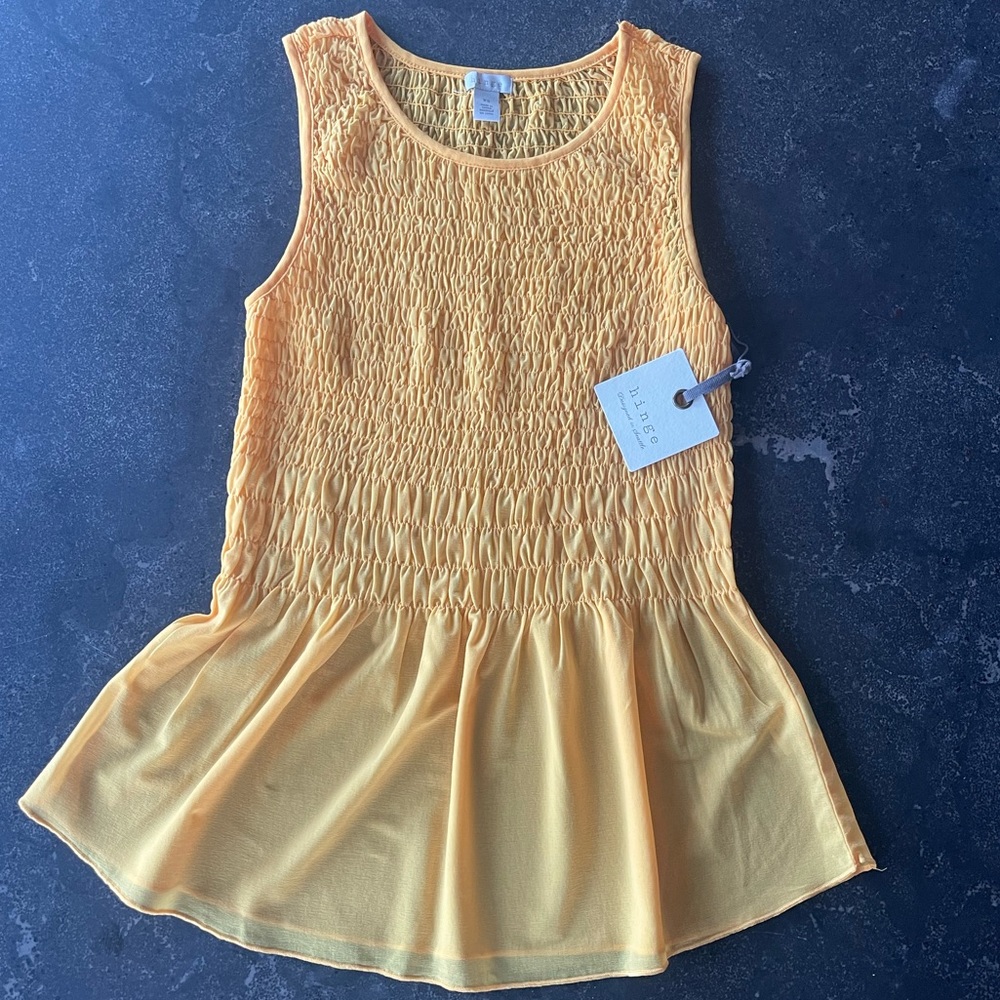 New - Hinge Yellow Shirt - Size XS
